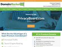 Tablet Screenshot of privacyboard.com